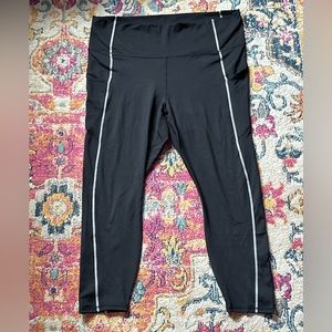 Fabletics black 2x ankle leggings